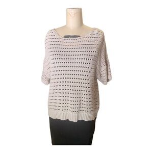 Rock and Republic Linen and Cotton open weave knit Size M